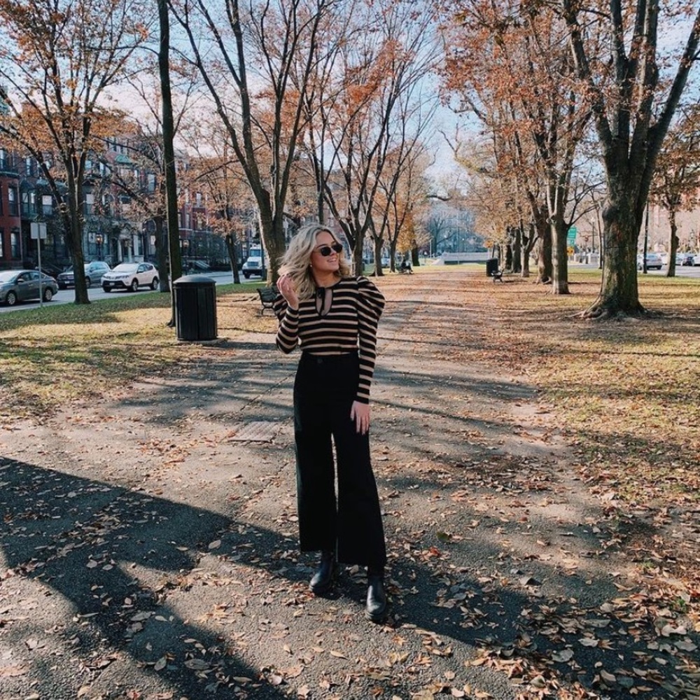 Stripped Zara Long Sleeve Blouse
